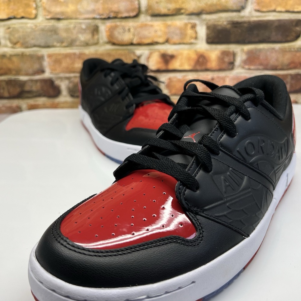 Nike Air Jordan NU Retro Low Black Varsity Red White Mens Size 10.5 - Picture 8 of 14